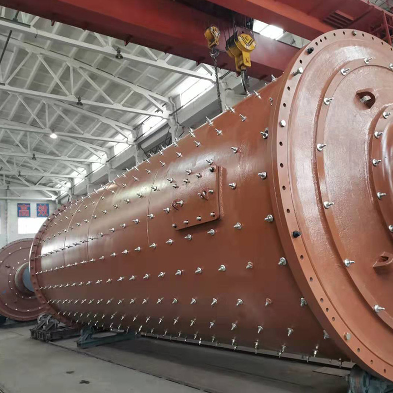 Edge drive ball mill